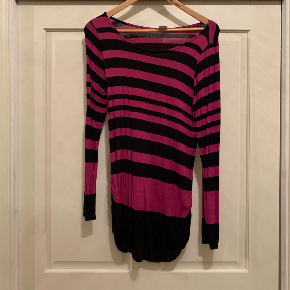 Long sleeve maternity shirt